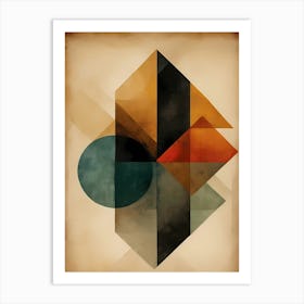 Abstract Geometric Painting (31) Art Print