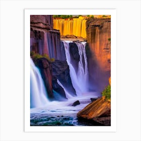 Shoshone Falls, United States Nat Viga Style (2) Art Print