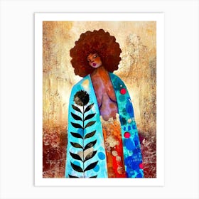 Afro-American Woman Art Print