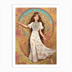 Pretty Girl Art Print