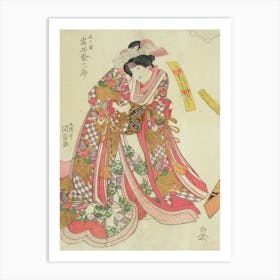Näyttelijä Iwai Kumesaburo Onoe No Maen Roolissa, 1815, By Utagawa Kunisada Art Print