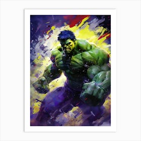 Hulk Painting Art Print