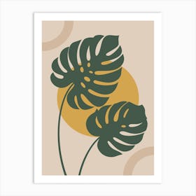 Tropical Leaves Art Print