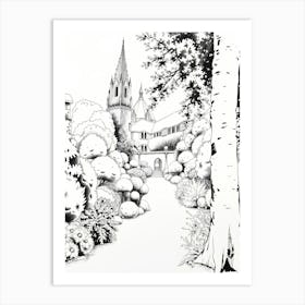 Garden In France Art Print