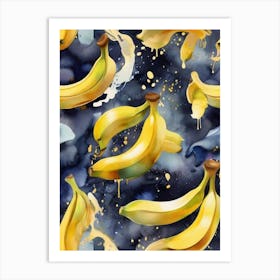 Bananas Paintings Art Print