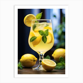 Glass limon Art Print