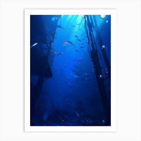 Underwater Scene Art Print