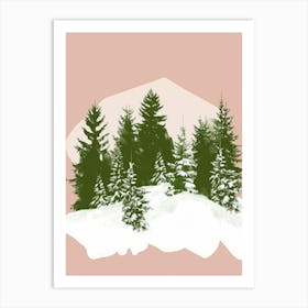 Winter Trees 1 Art Print