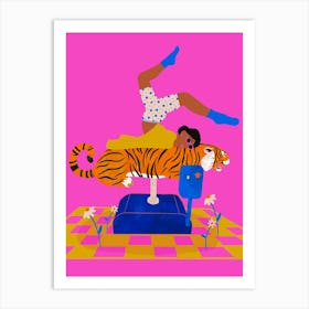 Put A Tiger In Your Heart Art Print