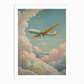 Plane In The Sky Art Print