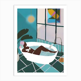 Bathing Woman 1 Art Print