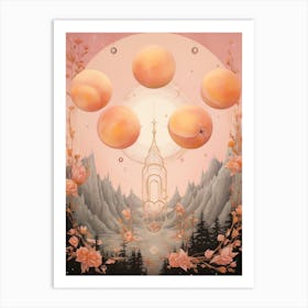 Celestial Geometric Illustration 7 Art Print