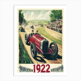 Aihrgdesign A Vintage Sports Poster For A 1922 Automobile Ral 489e7627 D179 43d8 Af02 05701f260ac0 1 Art Print