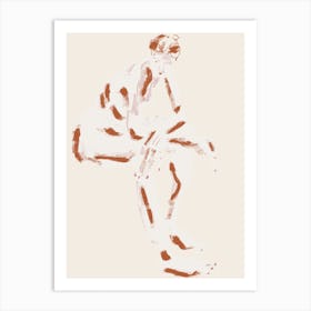 Seated Nude With Crossed Arms Art Print
