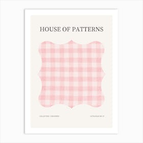 Checkered Pattern Poster 7 Art Print