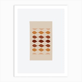 Abstract Wavy Pattern Art Print