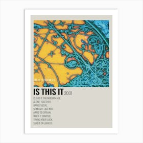 Is This It 2001 Poster 1 Art Print