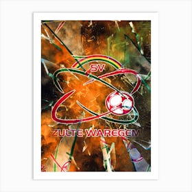 Zulte Waregem Art Print