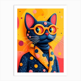 Pop Cat Art Print