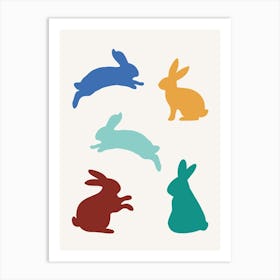 Lucky Bunny 2 Art Print