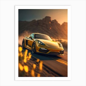 Porsche 911 Sports Car Art Print