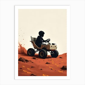 Mars Rover Art Print