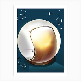 Astronauts Helmet Art Print