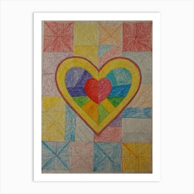 Heart Of Love 39 Art Print