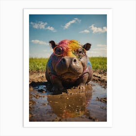 Hippo 3 Art Print