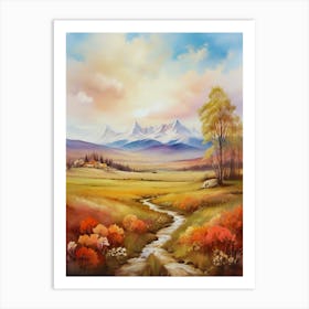 Autumn Landscape Art Print