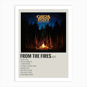 Greta Van Fleet From The Fires From The Fires 2017 Poster Art Print