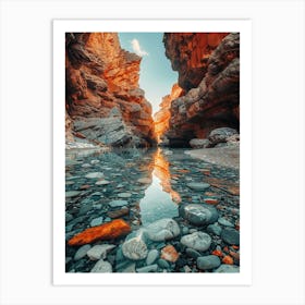 Canyons In Jordan Art Print