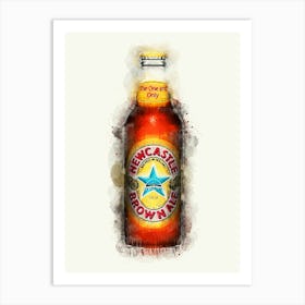 Newcastle Brown Ale Art Print