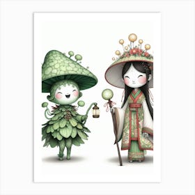 Chinese Couple Art Print