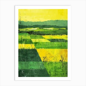 Field Of Yellow Art Print