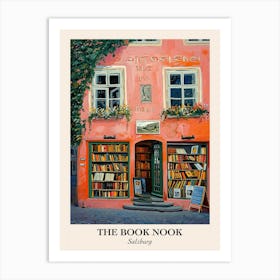 Salzburg Book Nook Bookshop 2 Poster Art Print