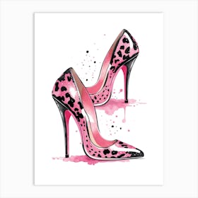 High Heel Shoes Art Print