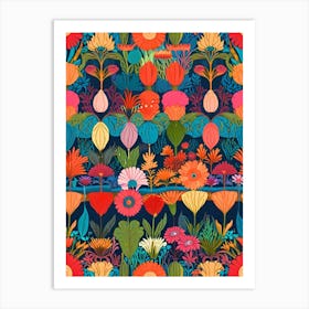 Floral Pattern 5 Art Print