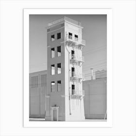 Tower Where Firemen Practice, Phoenix, Arizona By Russell Lee Art Print