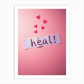 Heal Stock Photos & Royalty-Free Footage Art Print