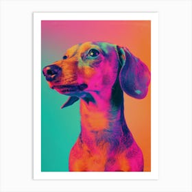 Polaroid Dog Portrait 2 Art Print