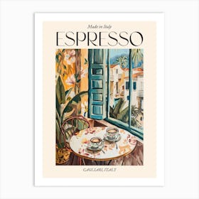 Cagliari Espresso Made In Italy 4 Poster Art Print