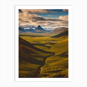 Abisko National Park Sweden Vintage Poster Art Print