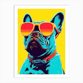 French Bulldog With Sunglasses 1 Art Print