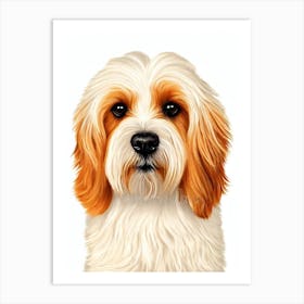 Coton De Tulear Illustration Dog Art Print
