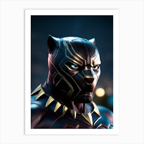 Black Panther 3 Art Print