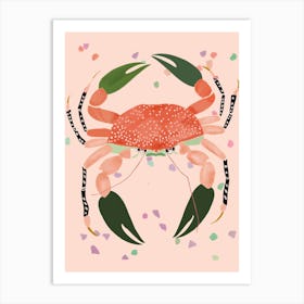 Crab Fiesta Art Print