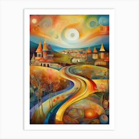 Road To Heaven Art Print