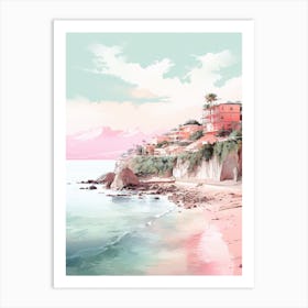 A Sketch Of Himara Albania 1 Art Print