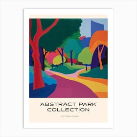Abstract Park Collection Poster Victoria Park Hong Kong 3 Art Print